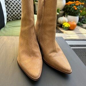 Matisse Caty Tan Leather Women's Boots, size 8.5
